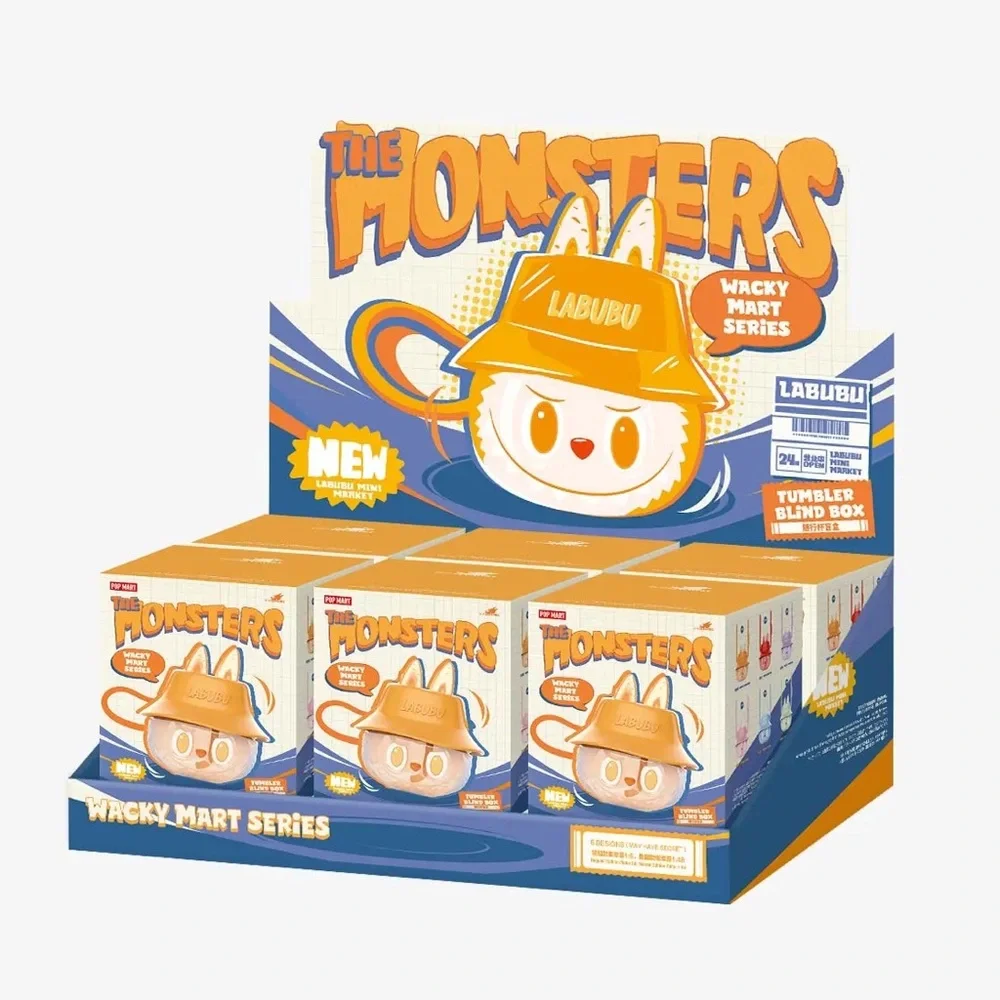 Pop Mart LABUBU The Monsters Wacky Mart Tumbler 6 Blind Box Full Set